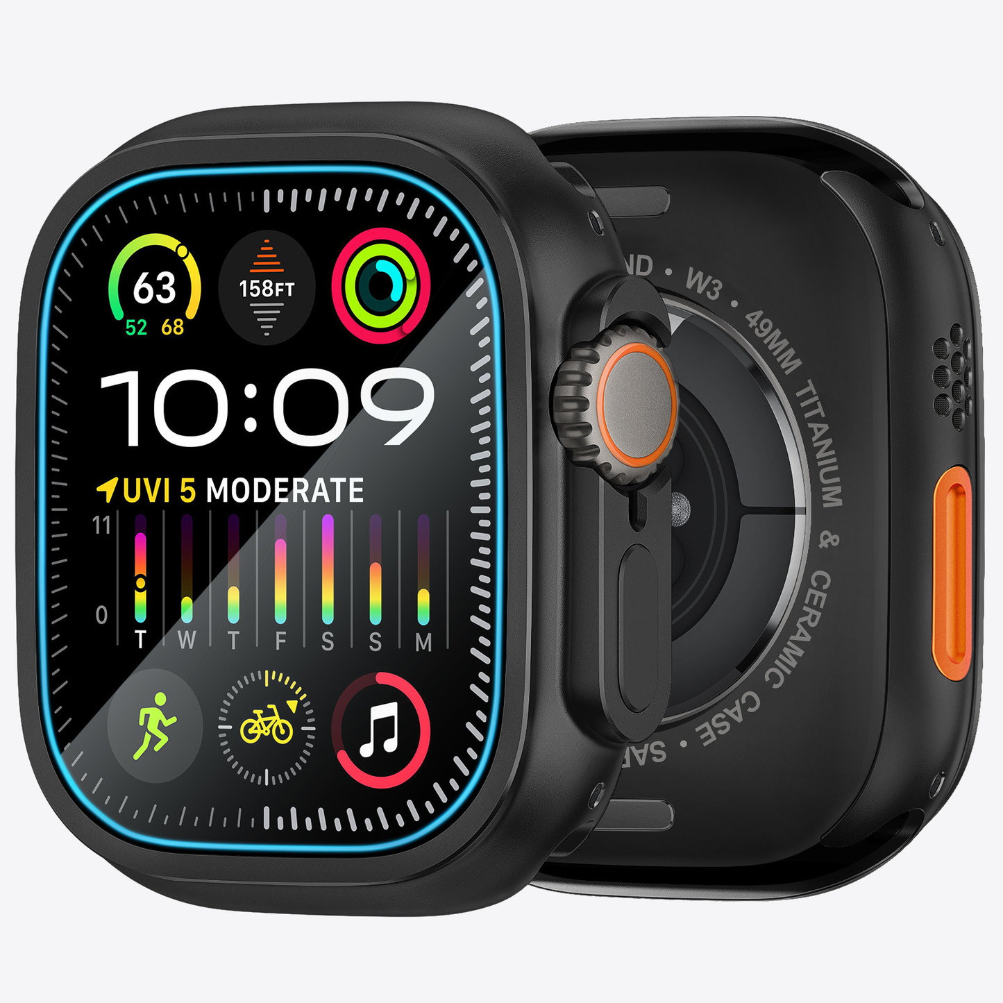 Aluminum Metal Protective Case for Apple Watch