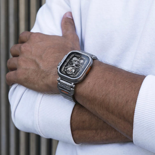 Meteorite Titanium Metal Band for Apple Watch