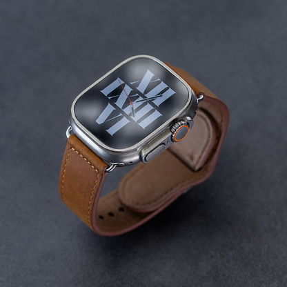 Vintage Top-Grain Leather Band for Apple Watch