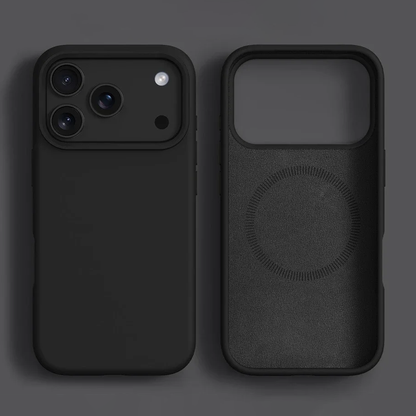 Liquid Silicone iPhone Case Magnetic Soft Touch Slim Matte Cover