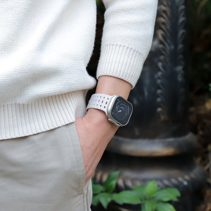 Breathable Magnetic Silicone Sport Band for Apple Watch