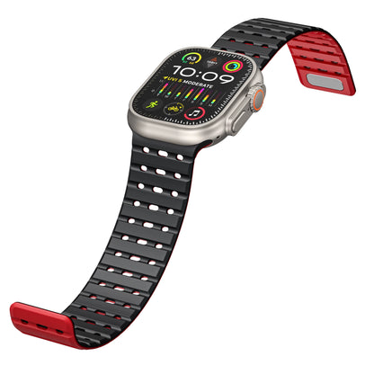 Breathable Magnetic Silicone Sport Band for Apple Watch