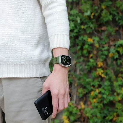 Breathable Magnetic Silicone Sport Band for Apple Watch