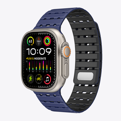 Breathable Magnetic Silicone Sport Band for Apple Watch