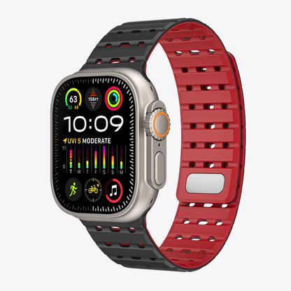 Breathable Magnetic Silicone Sport Band for Apple Watch