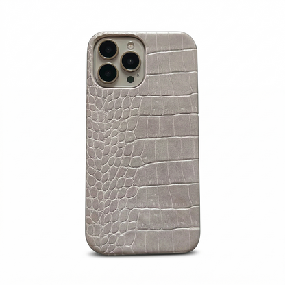 Crocodile Texture iPhone Case Slim Stylish Protective Cover