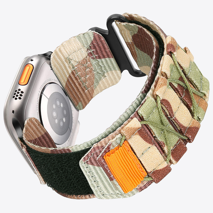 Rugged Tactical Nylon Band for Apple Watch