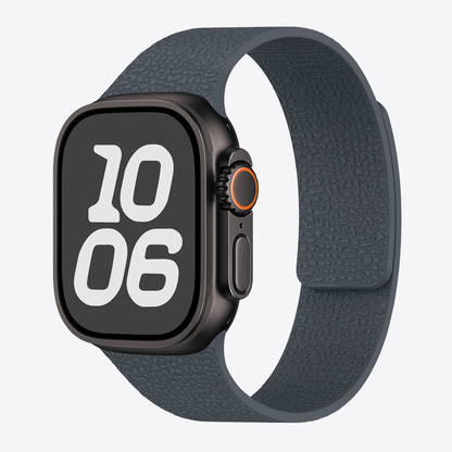 Lychee Texture Magnetic Silicone Band for Apple Watch