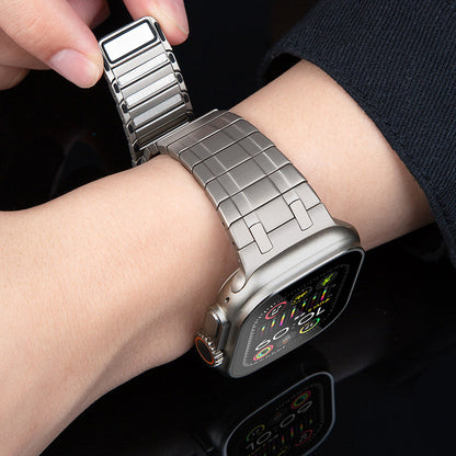 Frosted Stainless Steel Magnetic Band for Apple Watch