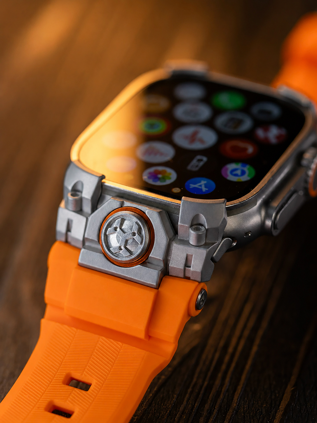 Mecha Armor Silicone Band for Apple Watch