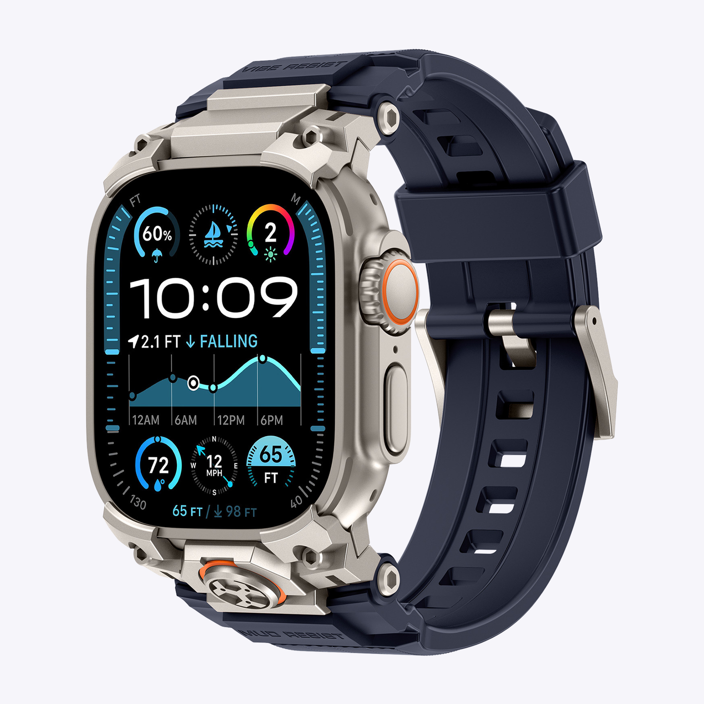 Mecha Armor Silicone Band for Apple Watch