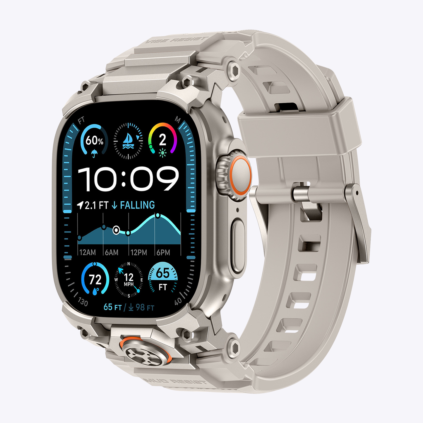 Mecha Armor Silicone Band for Apple Watch