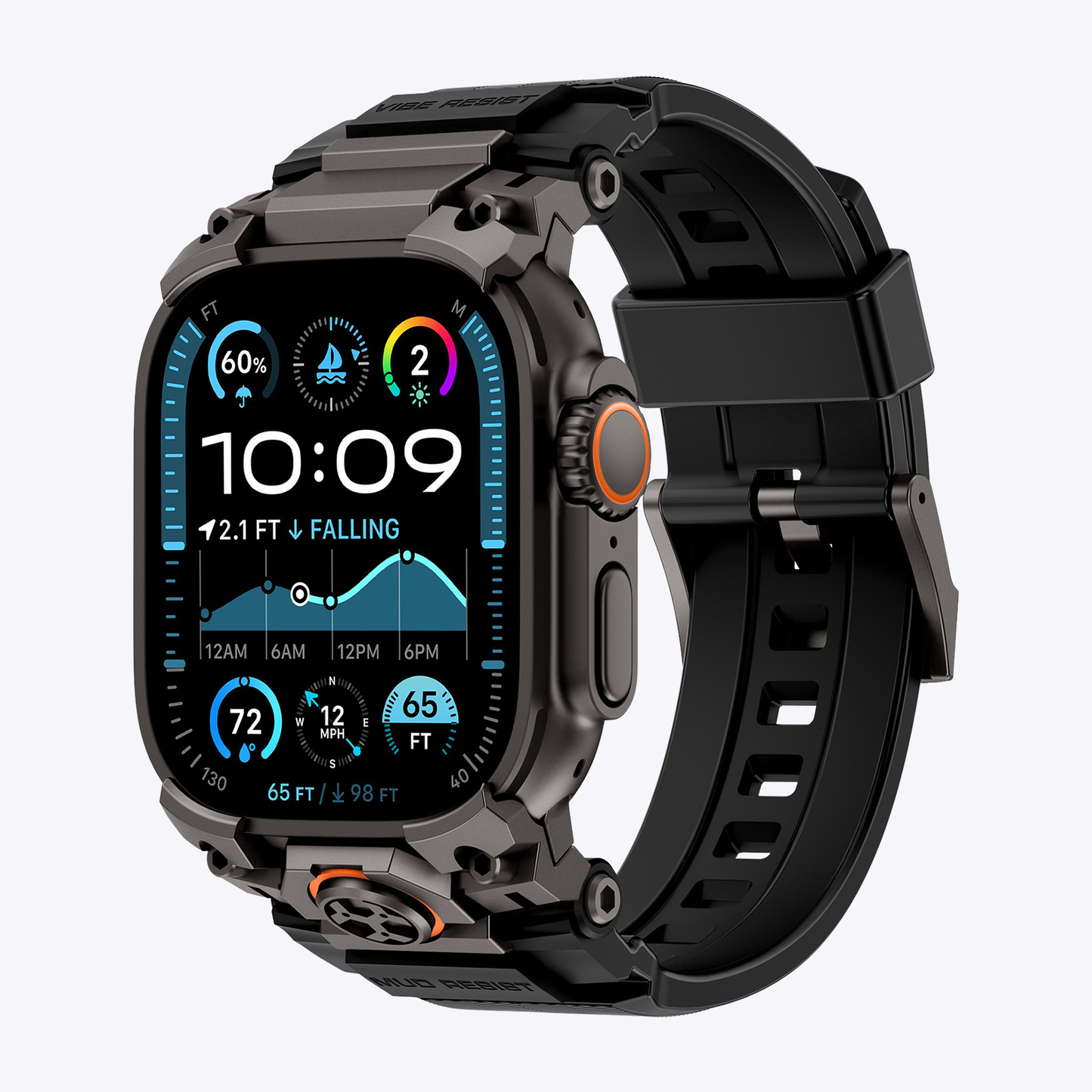 Mecha Armor Silicone Band for Apple Watch