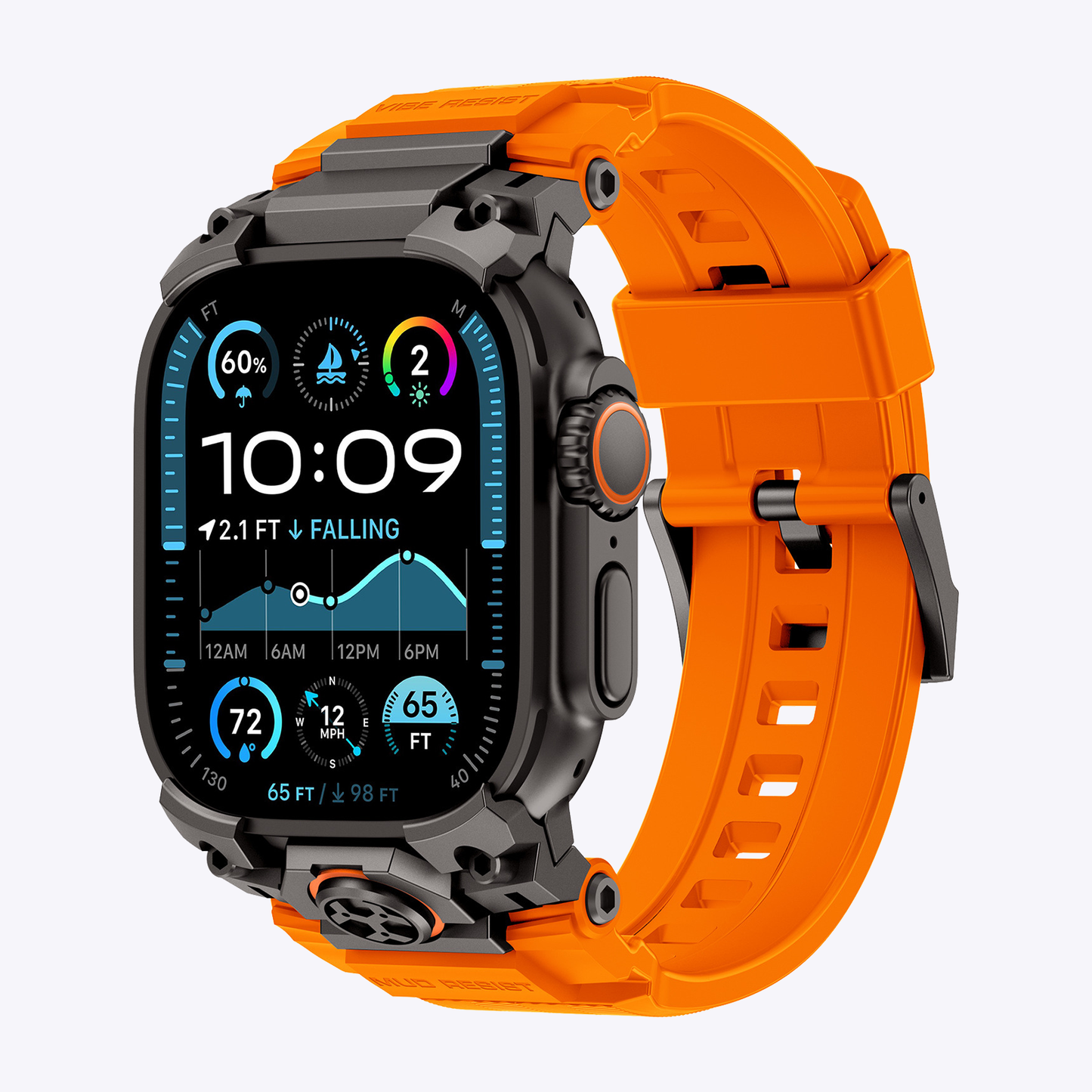 Mecha Armor Silicone Band for Apple Watch