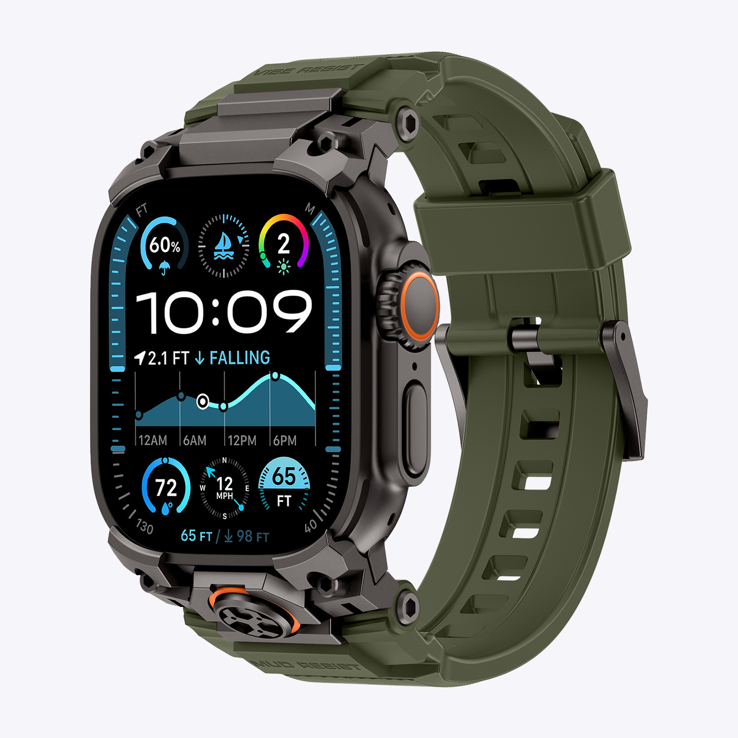 Mecha Armor Silicone Band for Apple Watch
