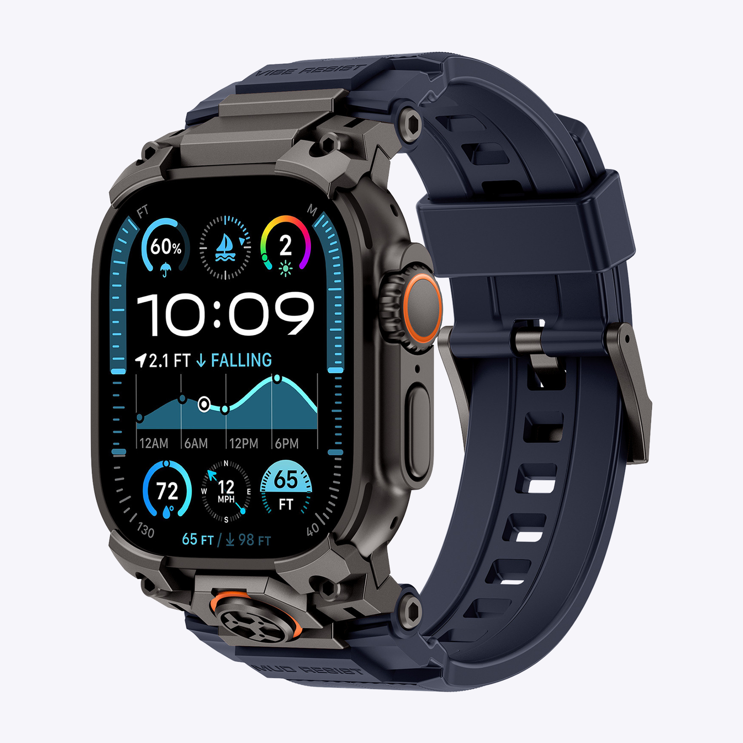 Mecha Armor Silicone Band for Apple Watch