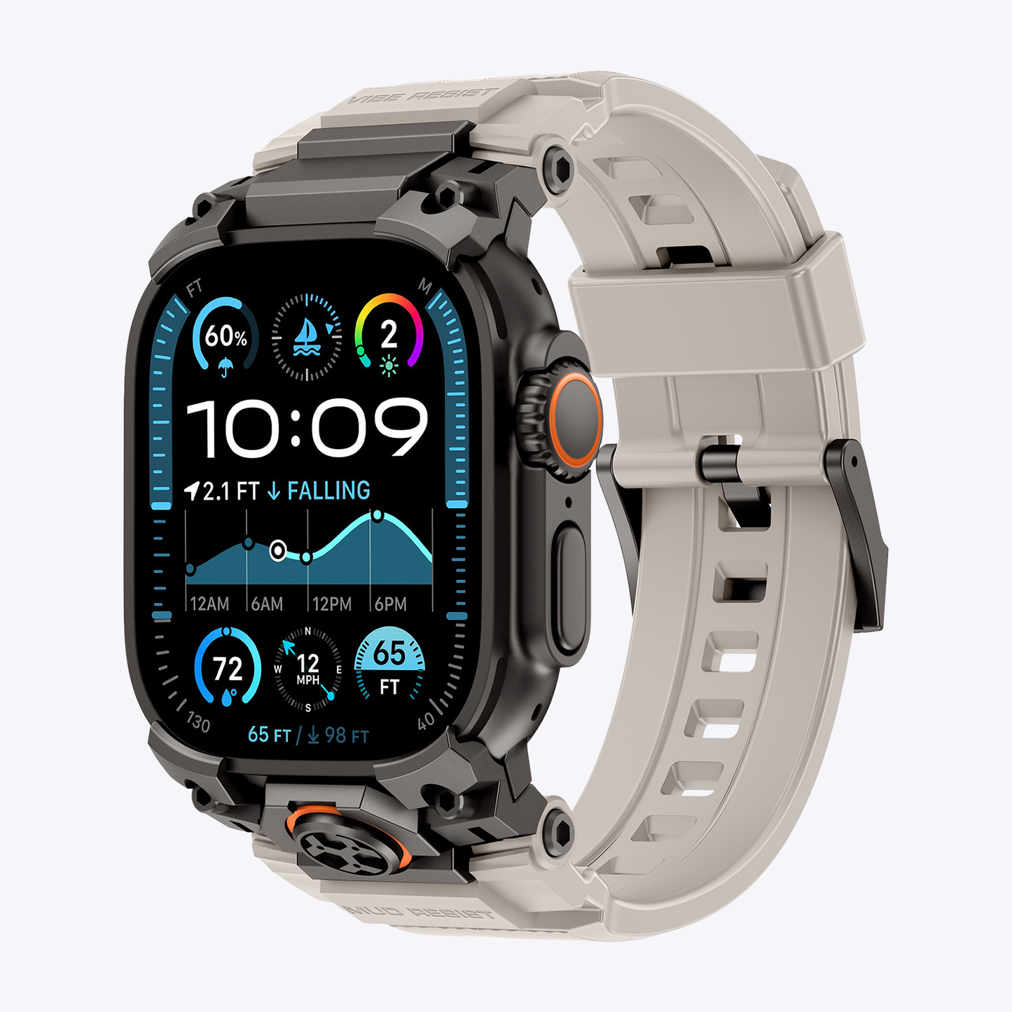 Mecha Armor Silicone Band for Apple Watch