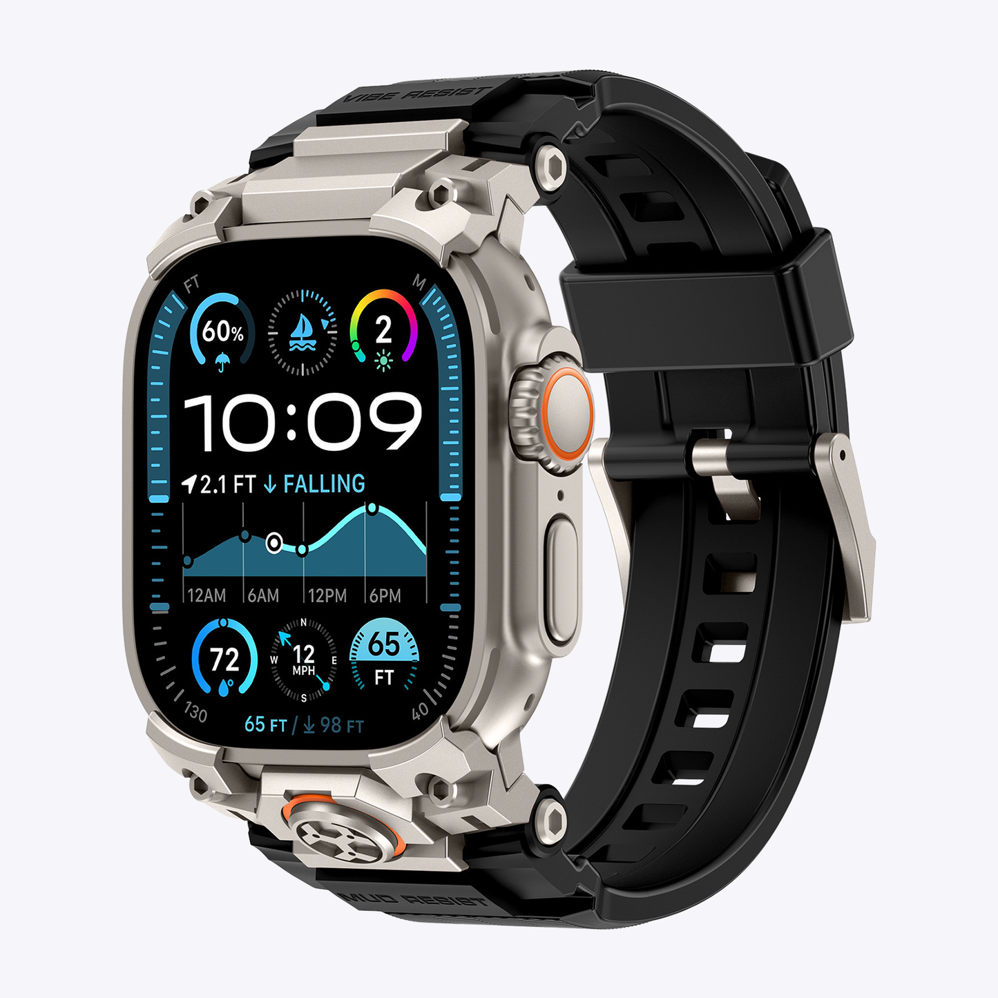 Mecha Armor Silicone Band for Apple Watch