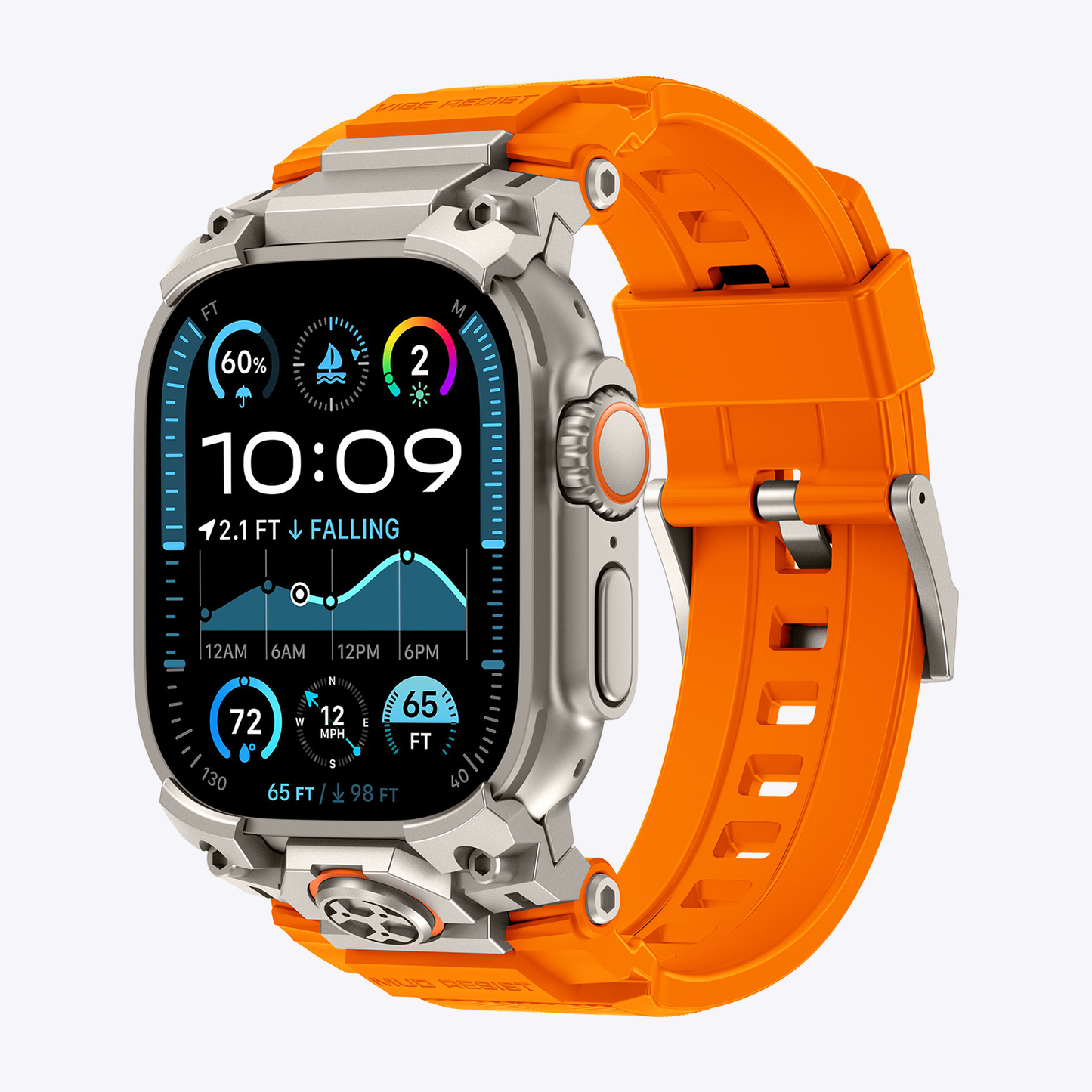 Mecha Armor Silicone Band for Apple Watch