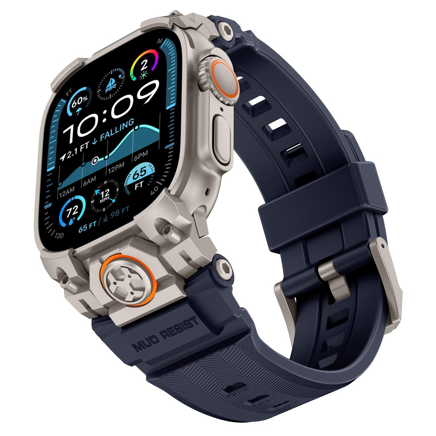 Mecha Armor Silicone Band for Apple Watch