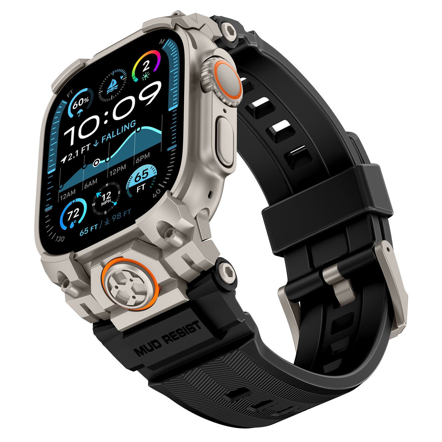 Mecha Armor Silicone Band for Apple Watch
