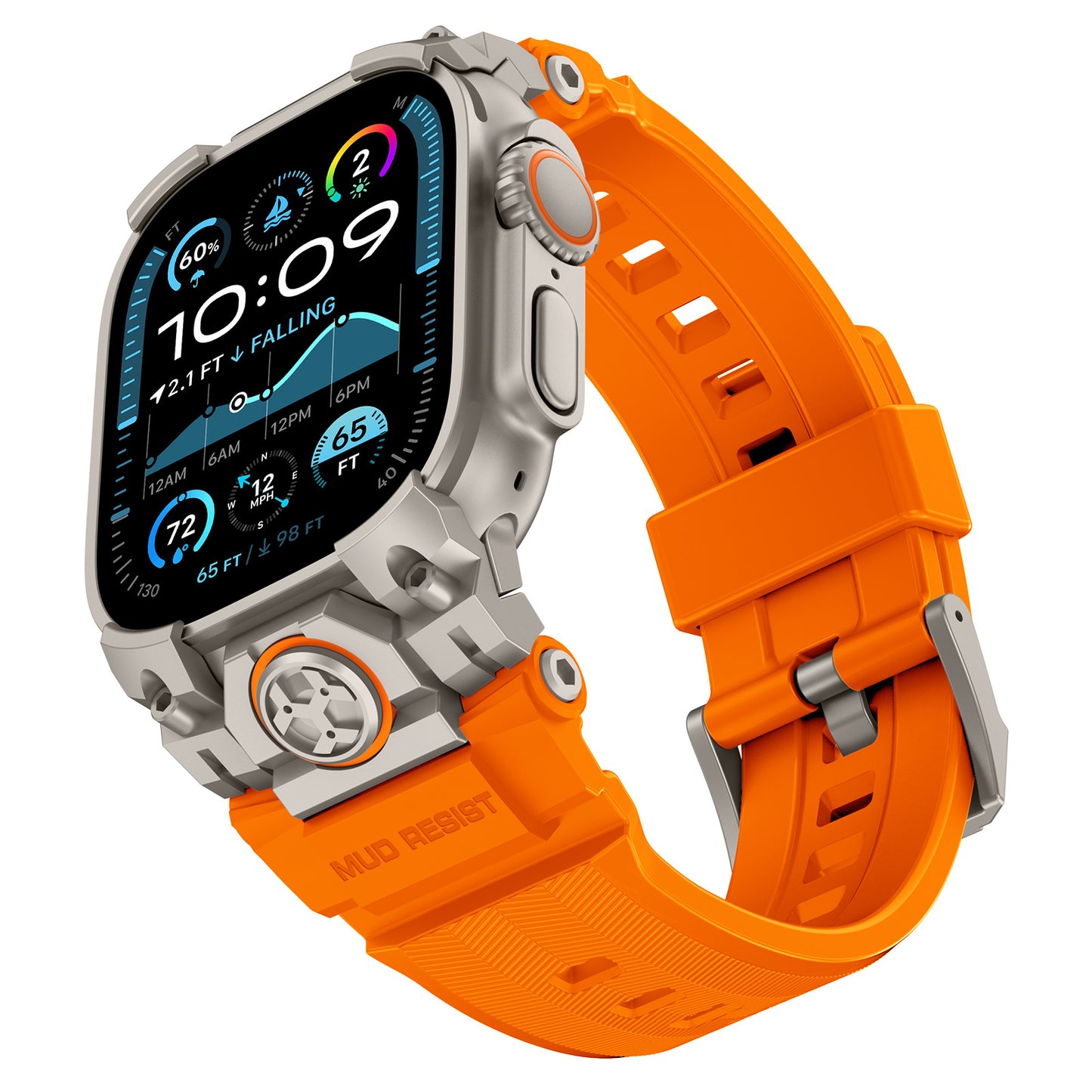 Mecha Armor Silicone Band for Apple Watch