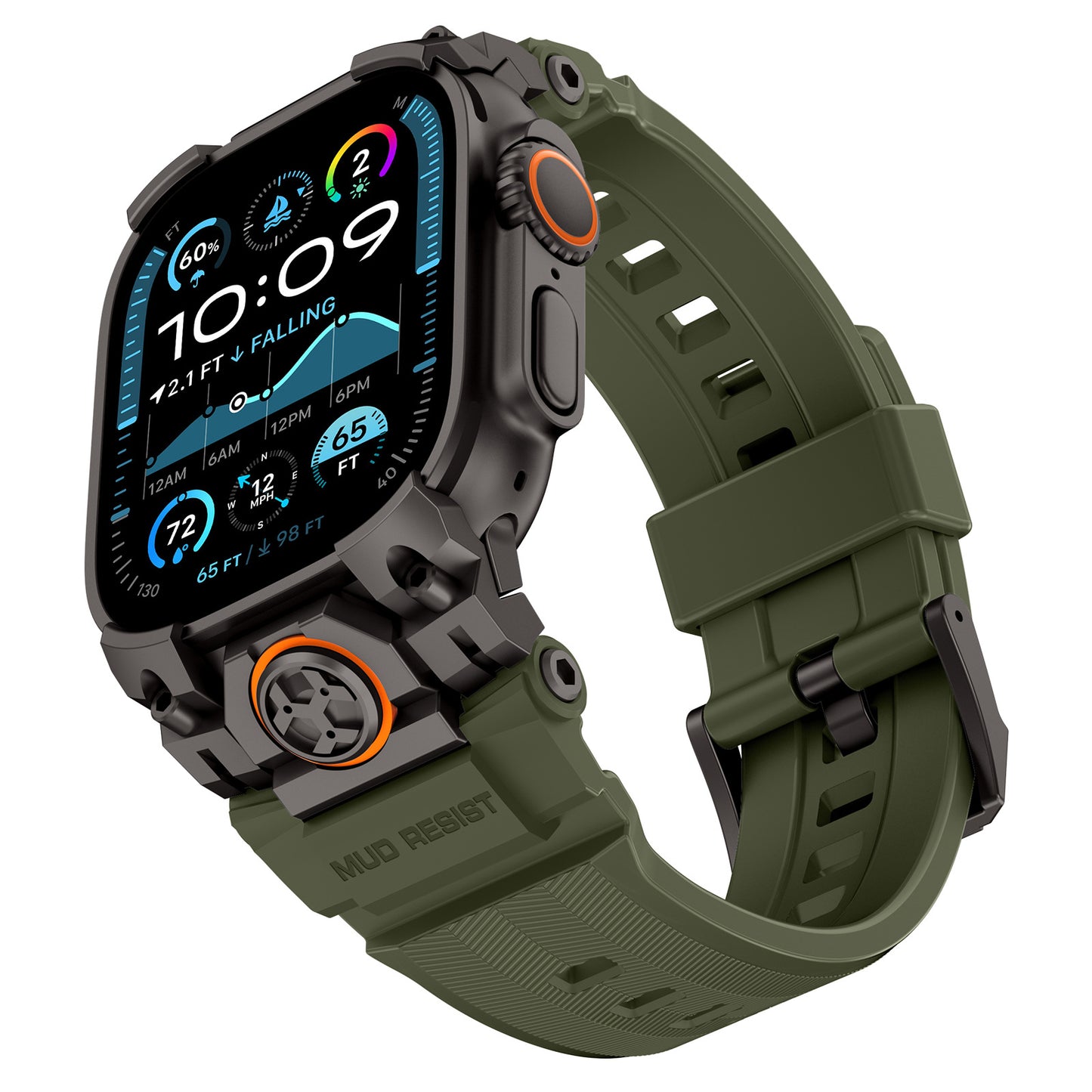 Mecha Armor Silicone Band for Apple Watch