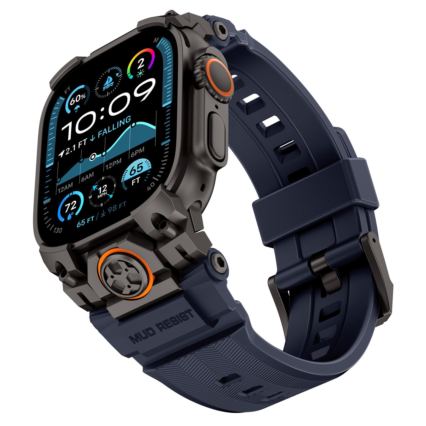 Mecha Armor Silicone Band for Apple Watch
