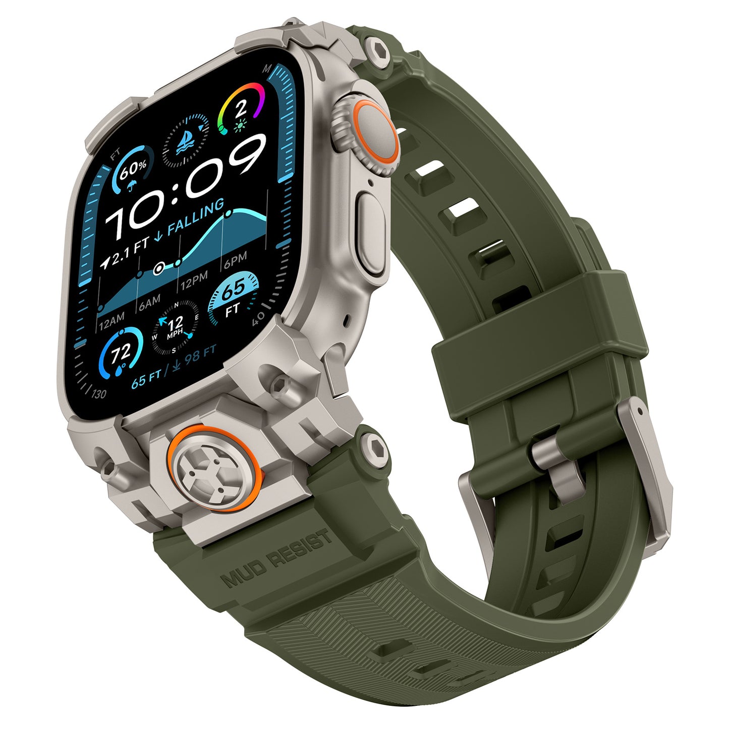 Mecha Armor Silicone Band for Apple Watch