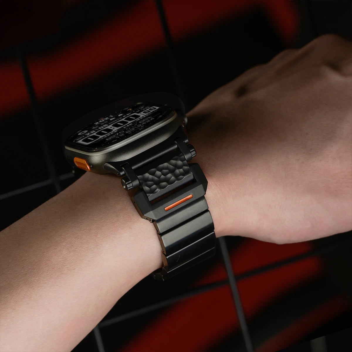 Meteorite Titanium Metal Band for Apple Watch