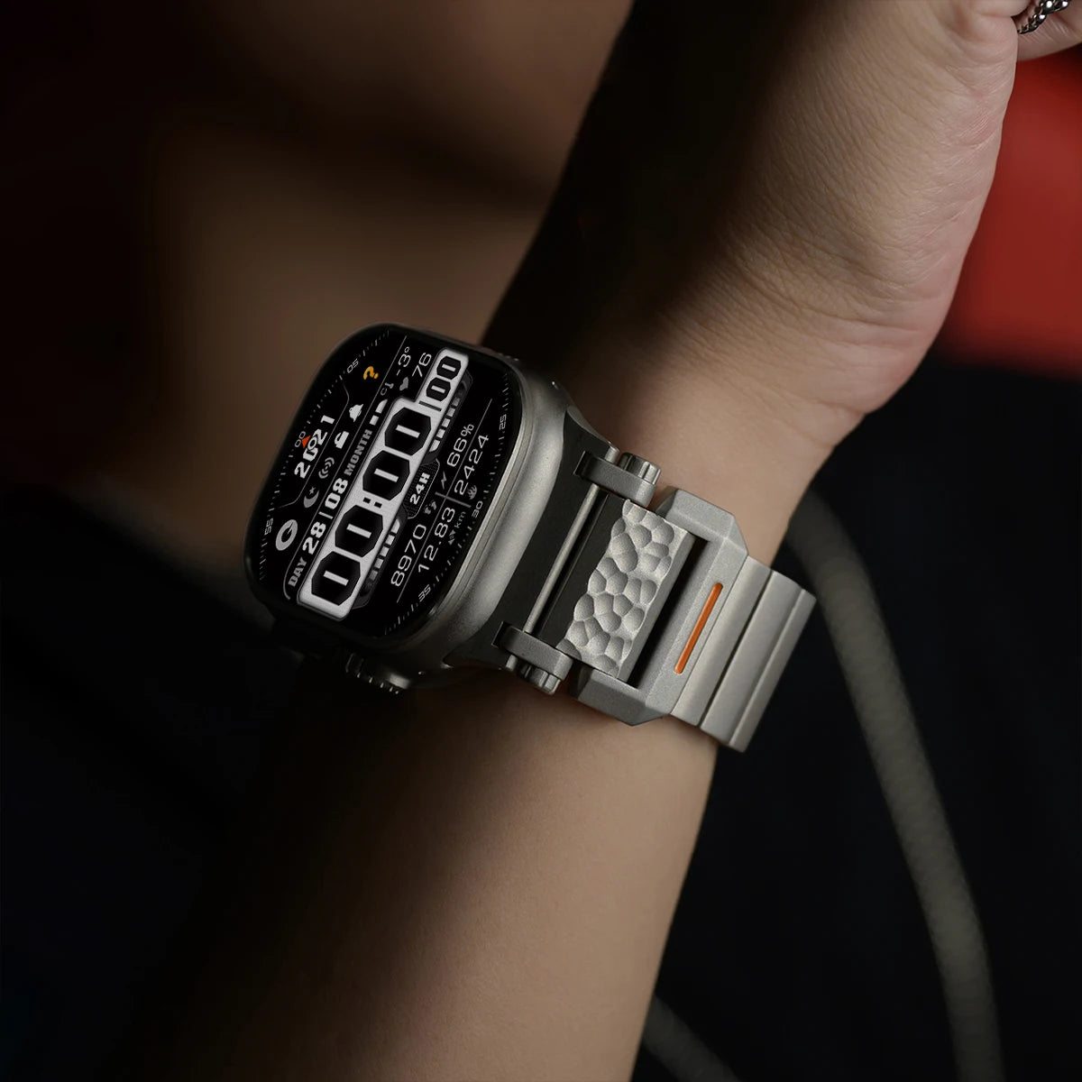 Meteorite Titanium Metal Band for Apple Watch