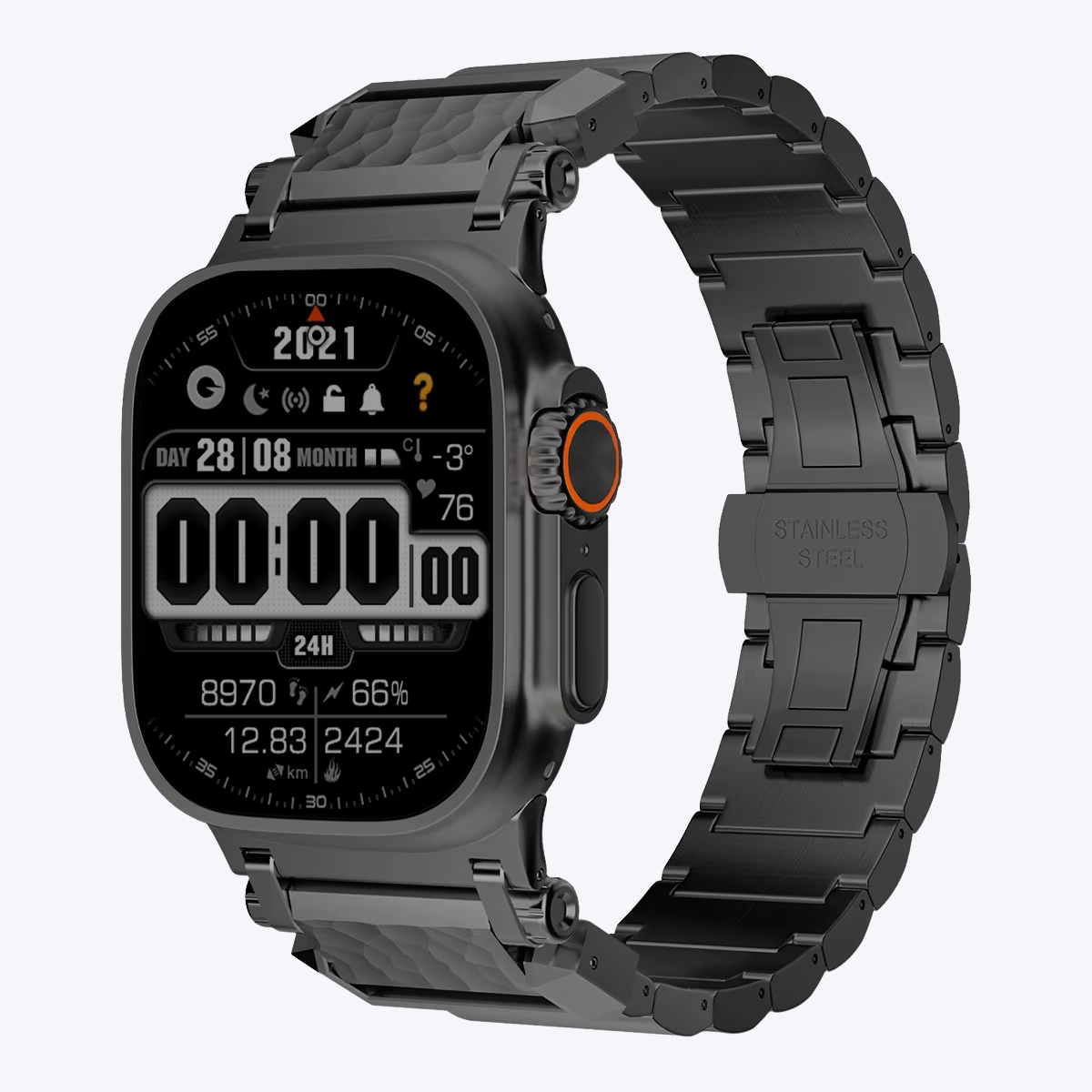 Meteorite Titanium Metal Band for Apple Watch