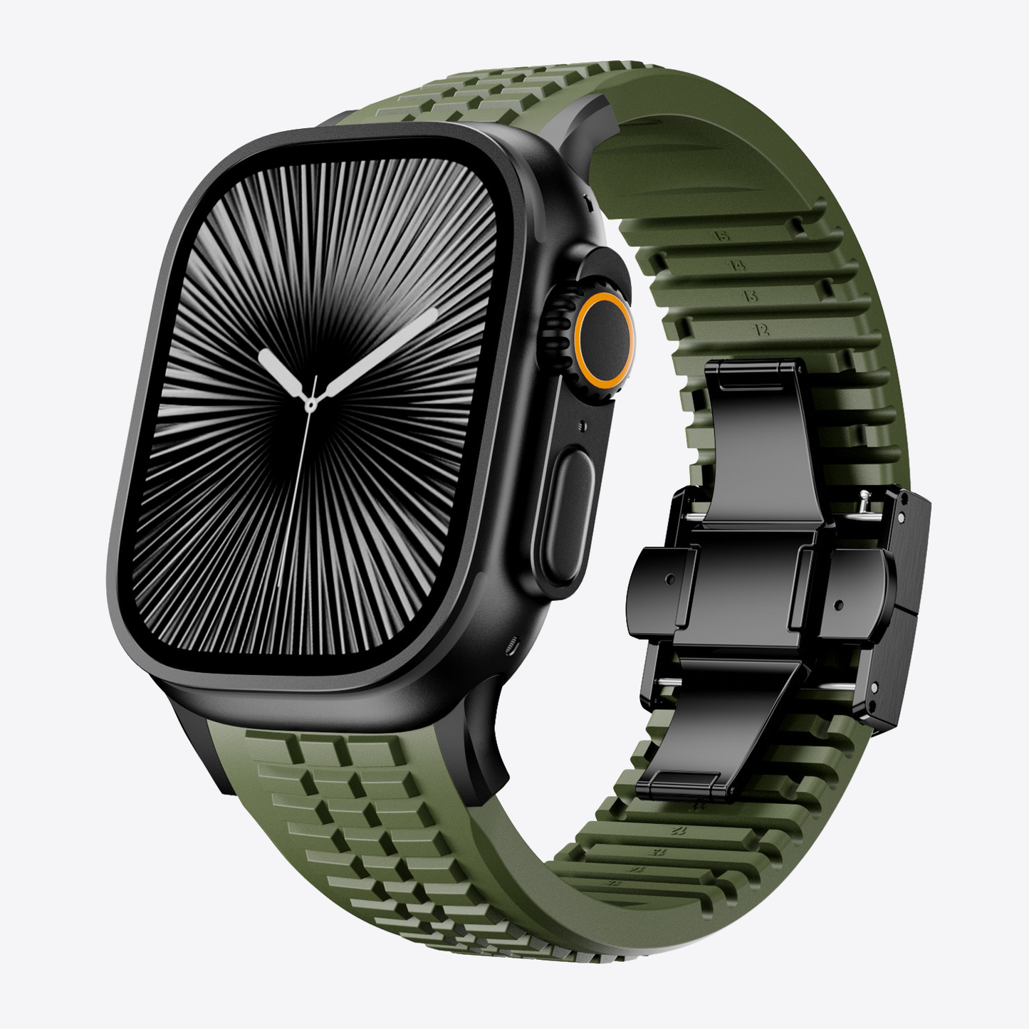 Tactical Silicone Sport Band for Apple Watch