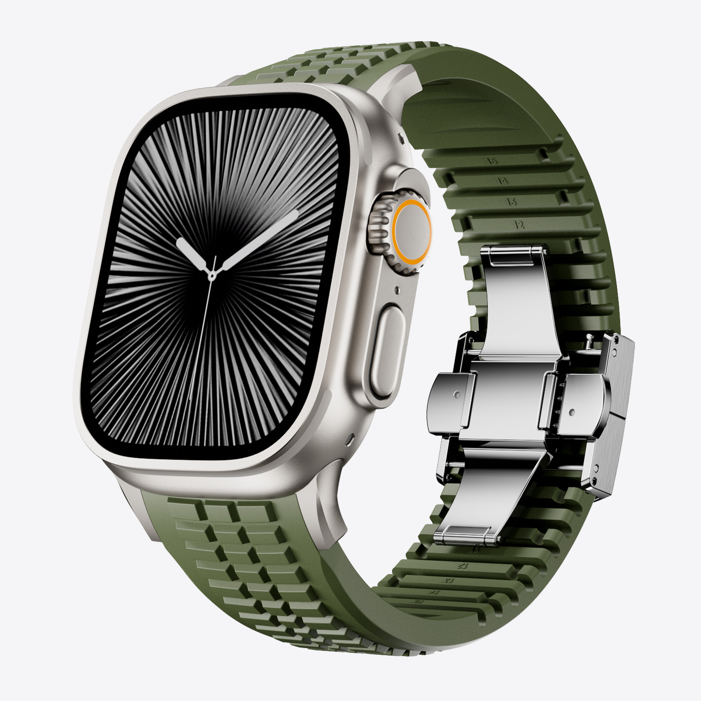 Tactical Silicone Sport Band for Apple Watch