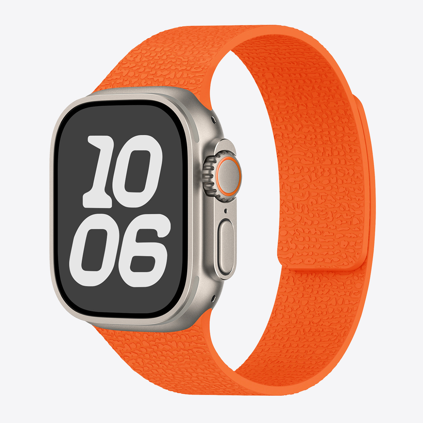 Lychee Texture Magnetic Silicone Band for Apple Watch