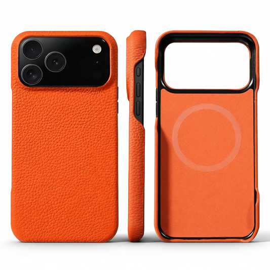 Cowhide Leather MagSafe Case for iPhone