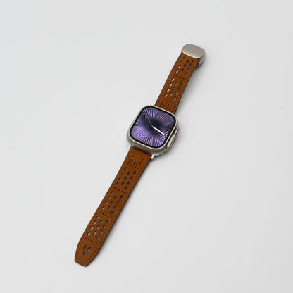 Perforated Leather Magnetic Band for Apple Watch