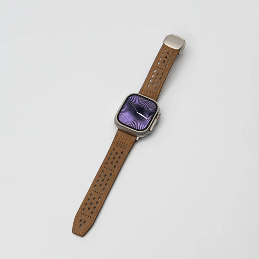 Perforated Leather Magnetic Band for Apple Watch