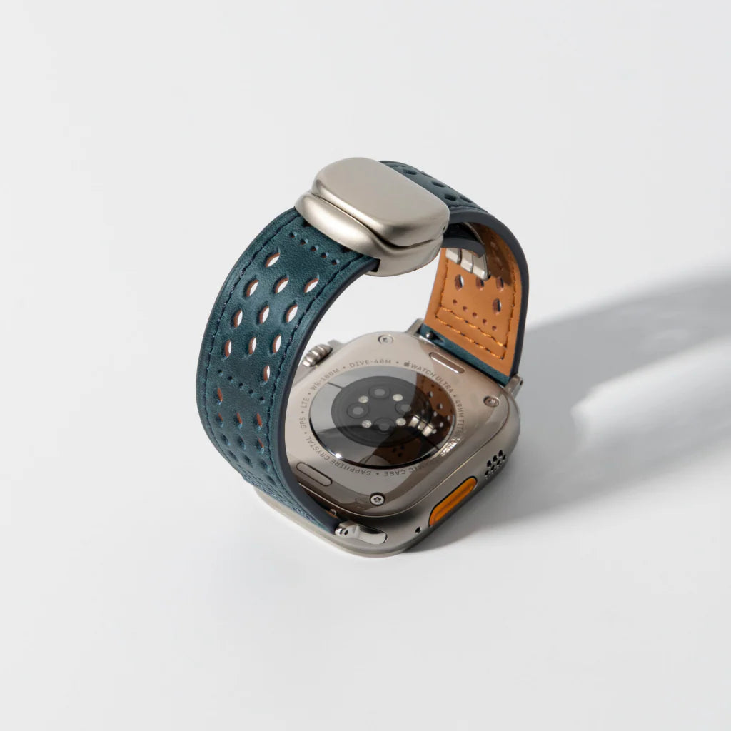 Perforated Leather Magnetic Band for Apple Watch