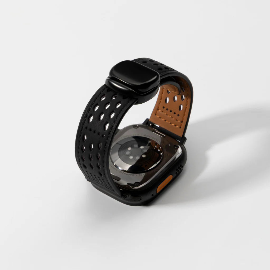 Perforated Leather Magnetic Band for Apple Watch