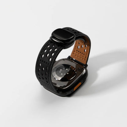 Perforated Leather Magnetic Band for Apple Watch