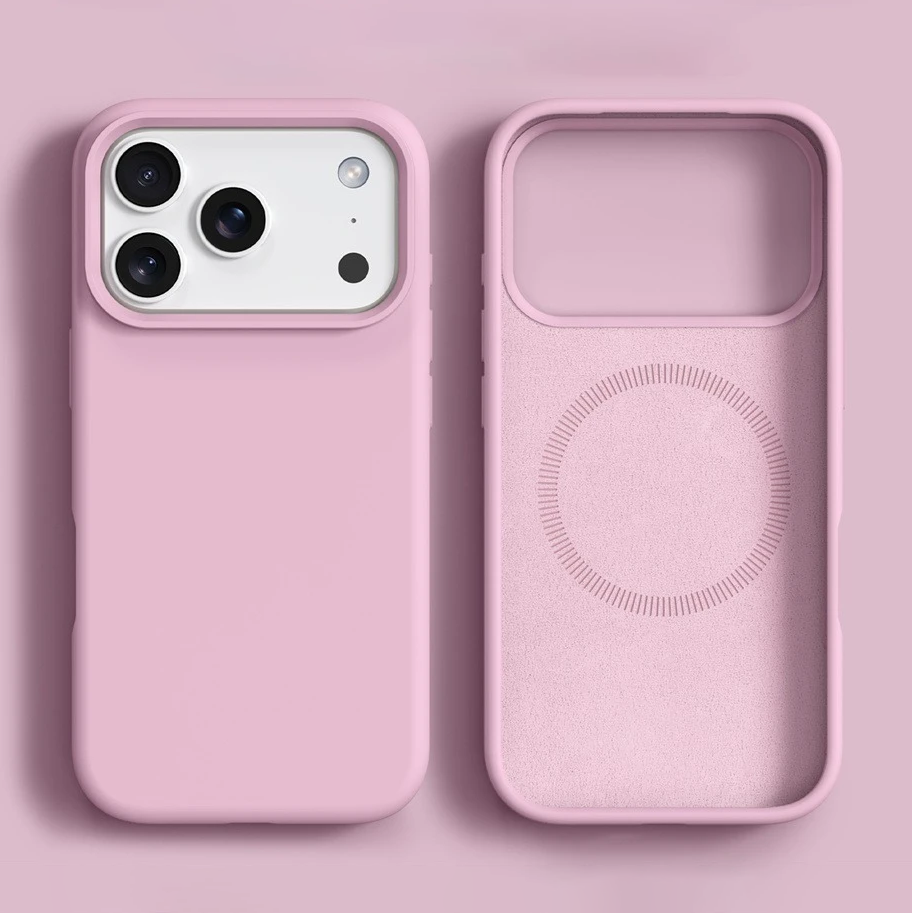 Liquid Silicone iPhone Case Magnetic Soft Touch Slim Matte Cover