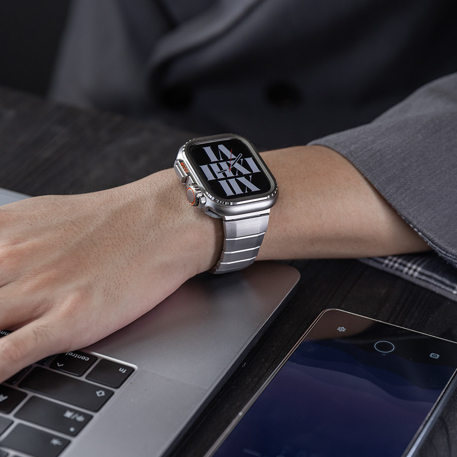 Quick-Release Stainless Steel Band for Apple Watch