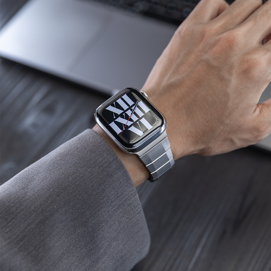 Quick-Release Stainless Steel Band for Apple Watch