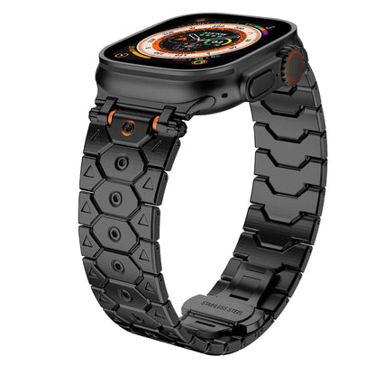 RivetGrid Stainless Steel Band for Apple Watch