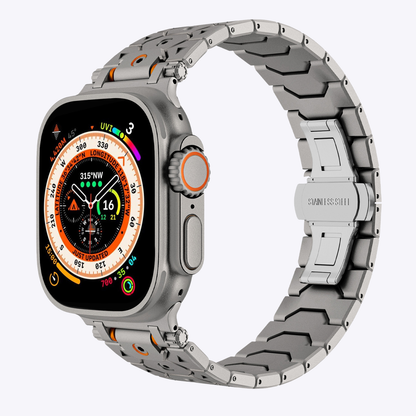 RivetGrid Stainless Steel Band for Apple Watch
