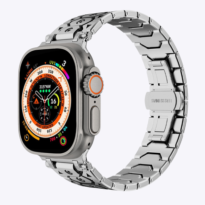 RivetGrid Stainless Steel Band for Apple Watch