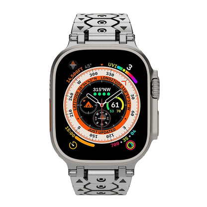 RivetGrid Stainless Steel Band for Apple Watch