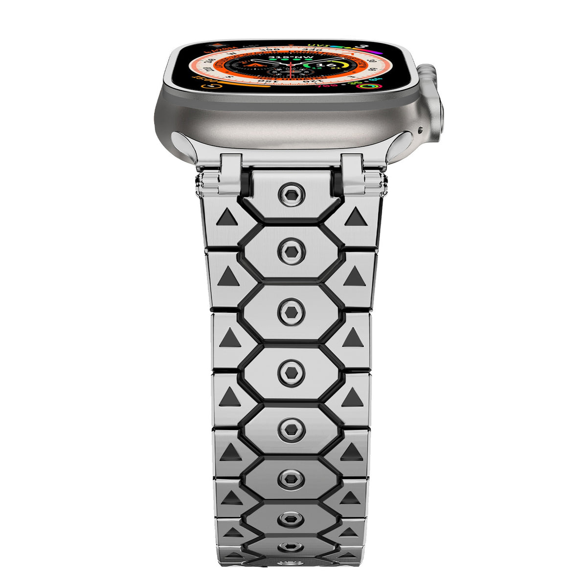 RivetGrid Stainless Steel Band for Apple Watch