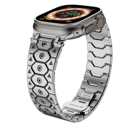 RivetGrid Stainless Steel Band for Apple Watch